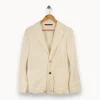 Shop Comptoir des Cotonniers Blazer en jean - Taille S/36 Blanc