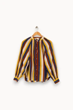 Discount Sézane Blouse rayée - Taille XS/34 Multicolore