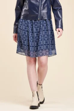 Best Sale La Fée Maraboutée Blouson esprit motard - 36 Bleu