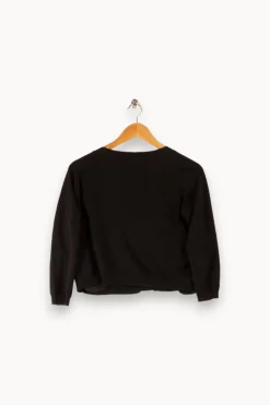 Shop Claudie Pierlot Cardigan - S/36 Noir