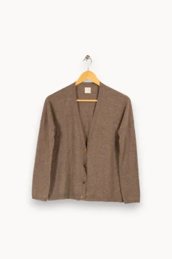 Shop Des petits hauts Cardigan - Taille S/36 Gris