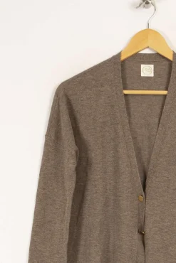 Shop Des petits hauts Cardigan - Taille S/36 Gris