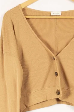 Outlet American Vintage Cardigan - Taille S/36 Beige