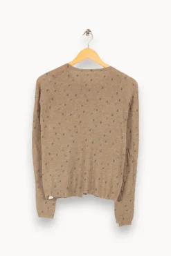 Outlet Zadig&Voltaire Cardigan à motifs - Taille S/36 Beige