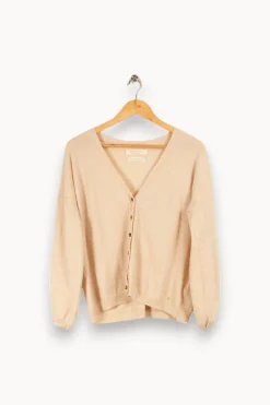 Hot Des petits hauts Cardigan - Taille S/36 Beige