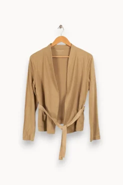Clearance Majestic Filatures Cardigan foncé - Taille M/38 Beige