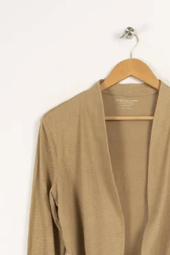 Clearance Majestic Filatures Cardigan foncé - Taille M/38 Beige