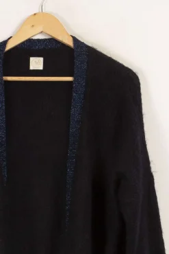Discount Des petits hauts Cardigan foncé - Taille L/40 Bleu