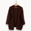 Flash Sale American Vintage Cardigan /marron - Taille S/36 Bordeaux