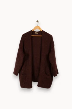 Flash Sale American Vintage Cardigan /marron - Taille S/36 Bordeaux