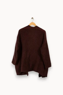 Flash Sale American Vintage Cardigan /marron - Taille S/36 Bordeaux