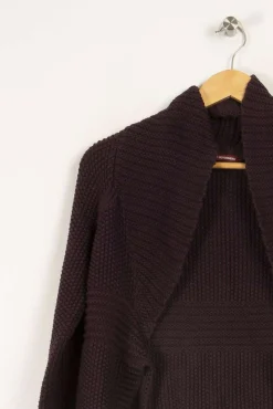 Store Comptoir des Cotonniers Cardigan en maille - Taille S/36 Violet
