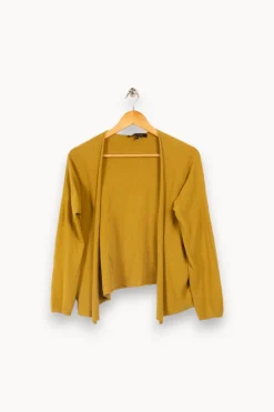 Clearance La Fée Maraboutée Cardigan - Taille XS/34 Jaune