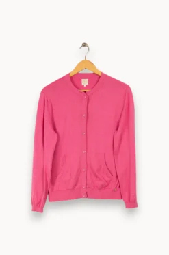 Sale Des petits hauts Cardigan léger - Taille S/36 Rose