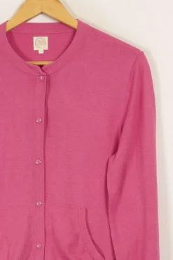 Sale Des petits hauts Cardigan léger - Taille S/36 Rose