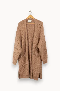 Flash Sale Essentiel Antwerp Cardigan long pâle - Taille S/36 Rose
