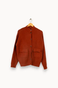 Clearance Maison 123 Cardigan - Taille L/40 Marron