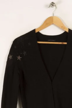 Store IKKS Cardigan - Taille M/38 Noir