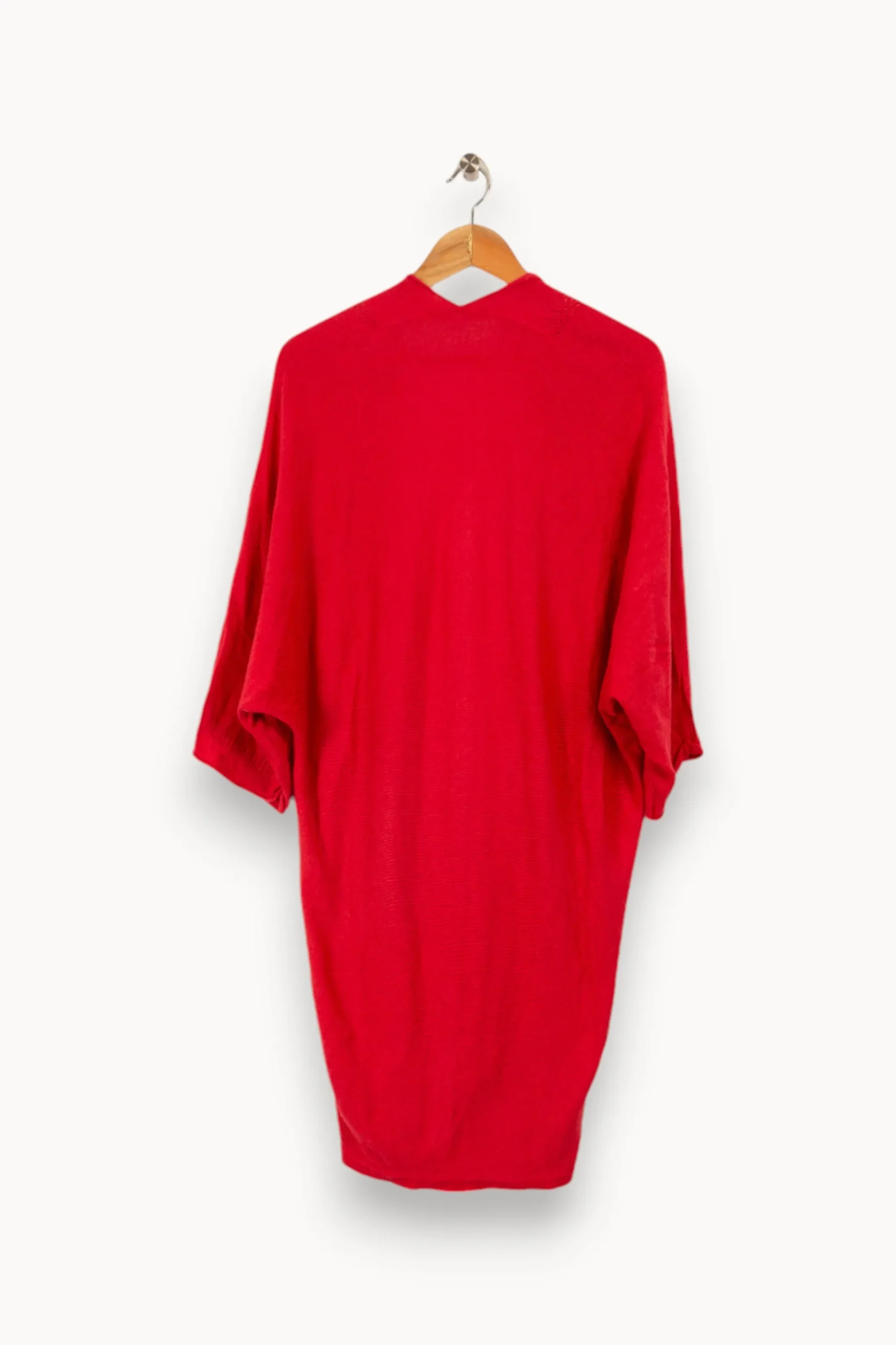 Outlet La Fée Maraboutée Cardigan rouge - Taille M/38 Rose