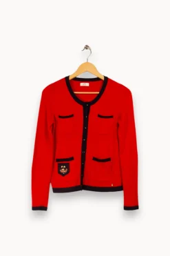 Online Des petits hauts Cardigan - Taille S/36 Rouge