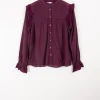 Online Léon & Harper Chemise - 36 Bordeaux