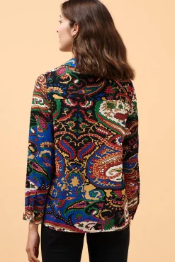 Shop La Fée Maraboutée Chemise à imprimé coloré - S/36 Multicolore