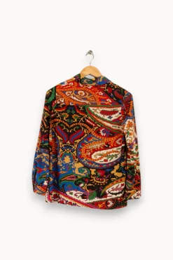 Shop La Fée Maraboutée Chemise à imprimé coloré - S/36 Multicolore
