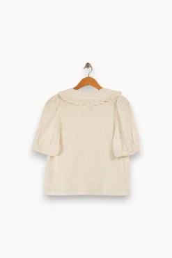 Clearance Petite Mendigote Chemise à manches courtes he - Taille S/36 Blanc