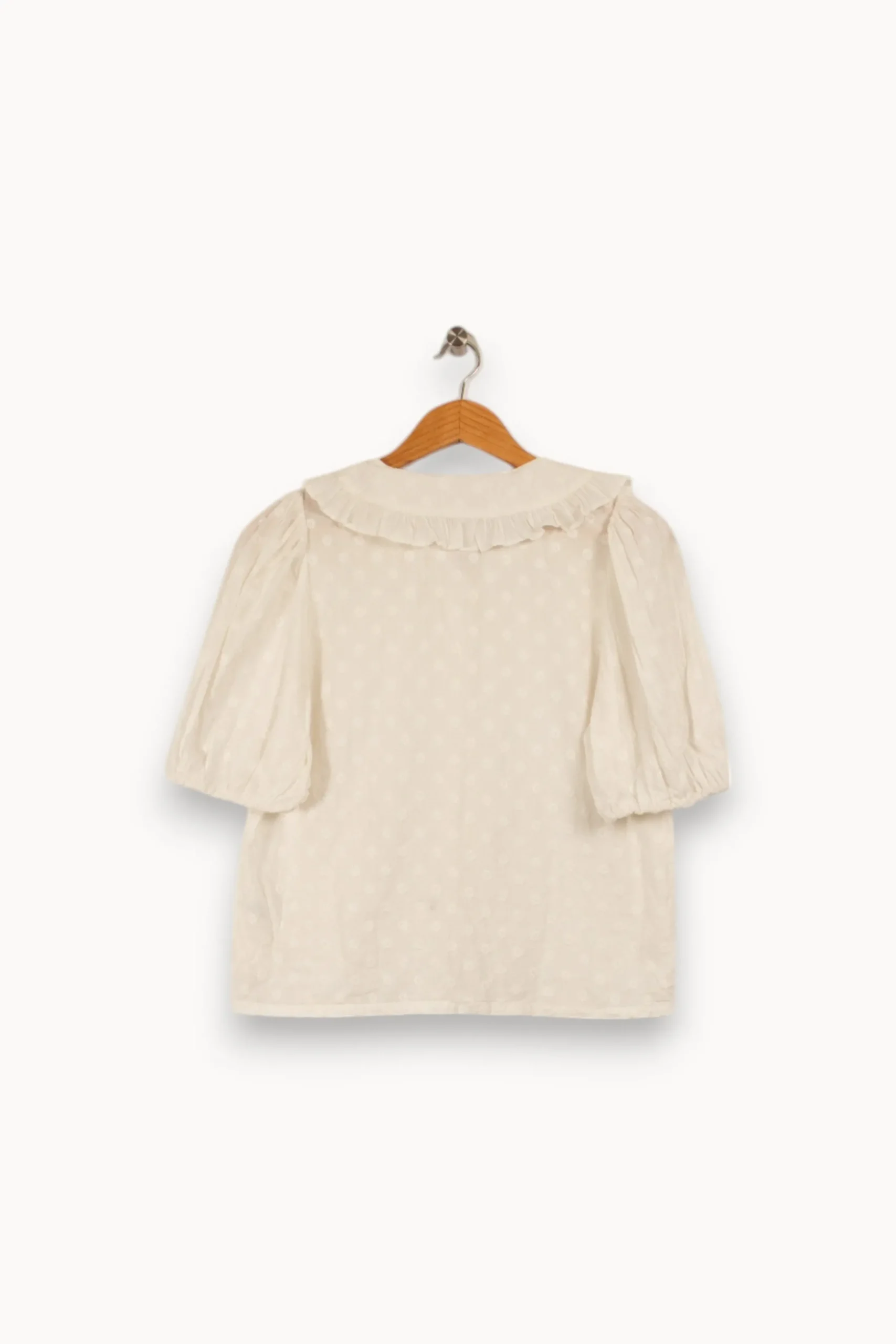 Clearance Petite Mendigote Chemise à manches courtes he - Taille S/36 Blanc