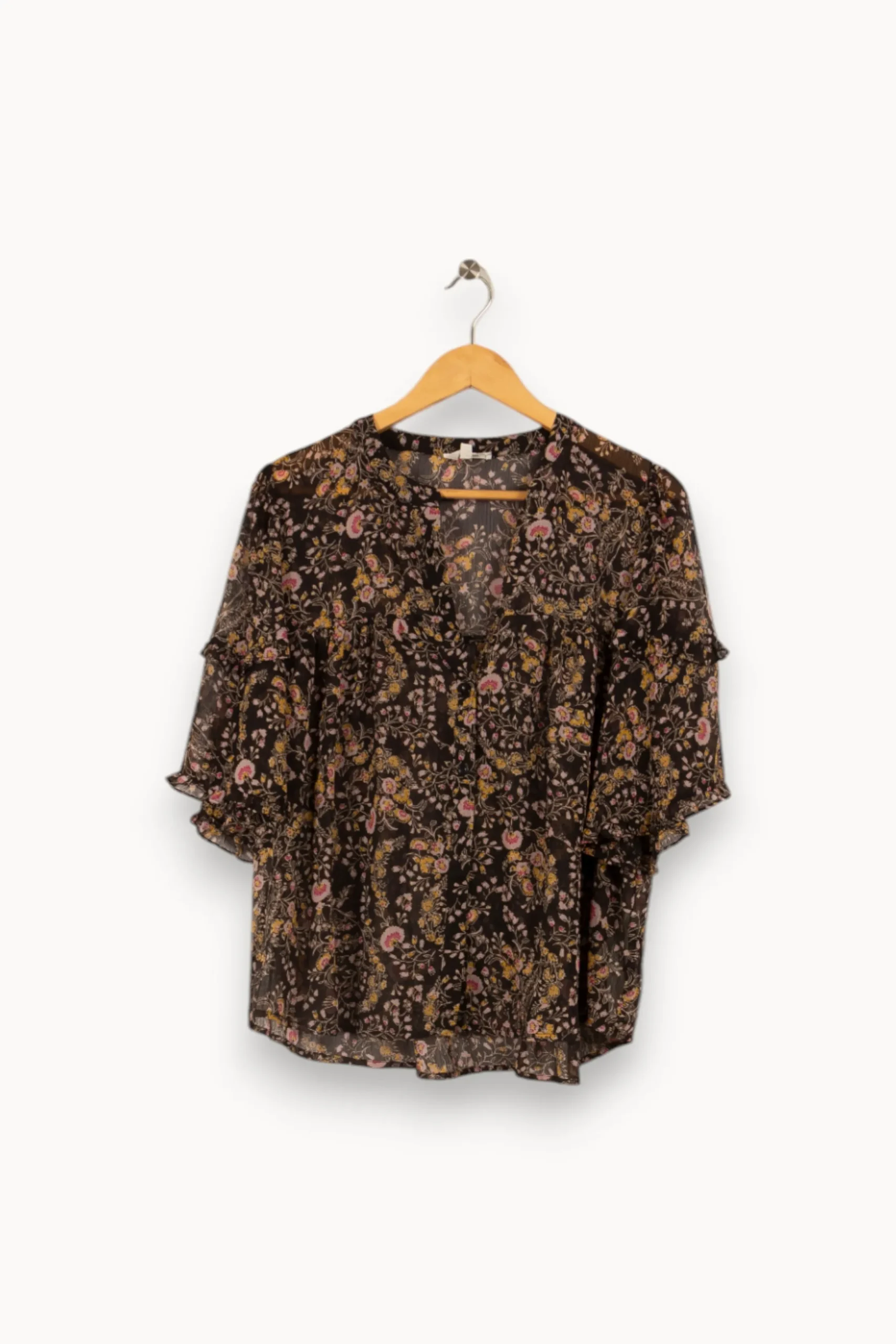 Discount Grace & Mila Chemise à motifs - Taille L/40 Noir