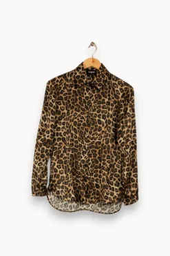 Hot The Kooples Chemise à motifs léopard - Taille XS/34 Multicolore
