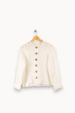 Fashion Sézane Chemise - S/36 Blanc