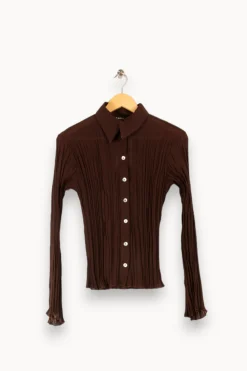Sale Caroll Chemise - S/36 Marron