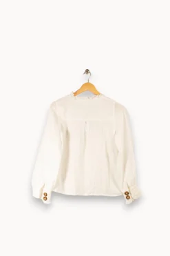Fashion Sézane Chemise - S/36 Blanc