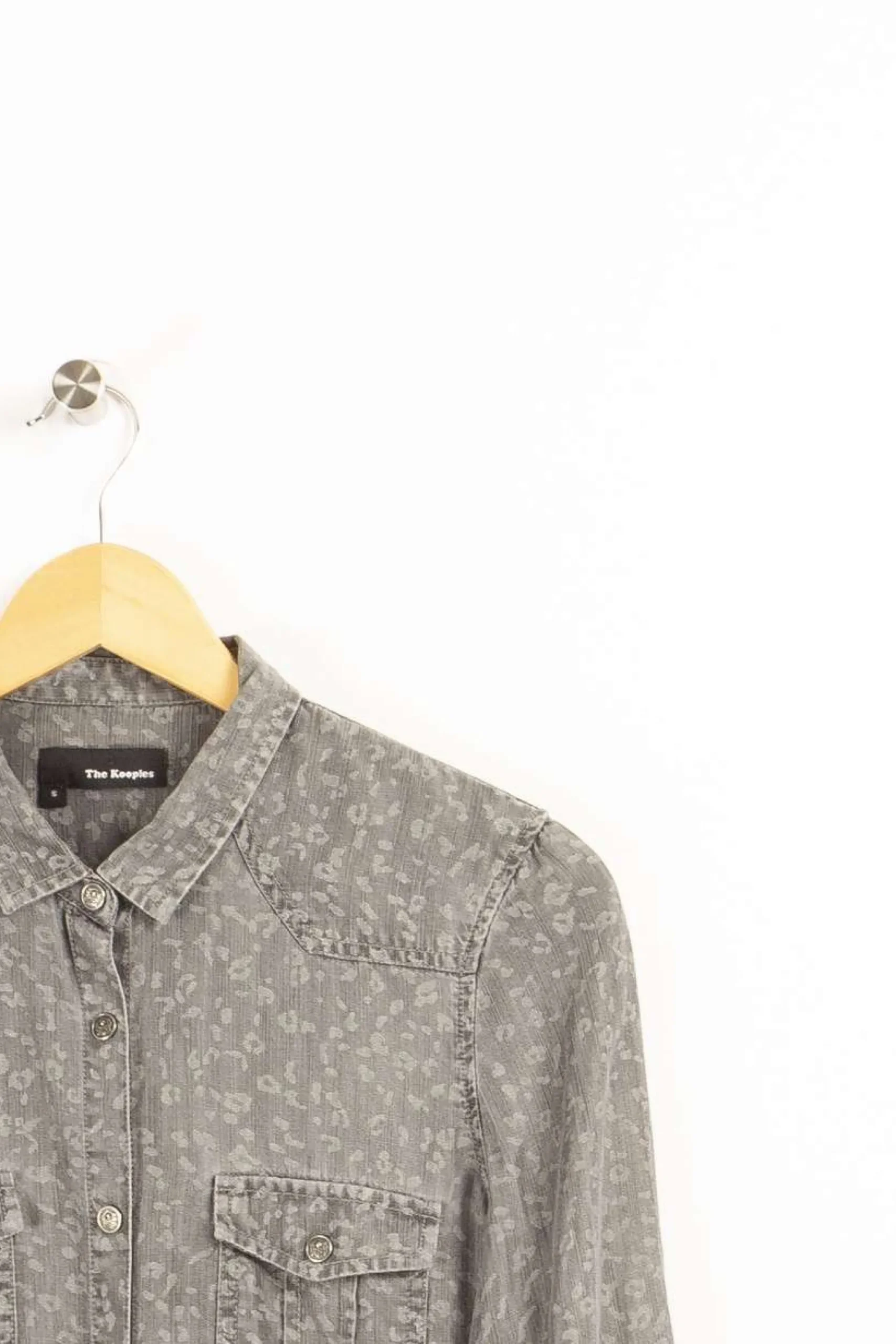 Outlet The Kooples Chemise - S/36 Gris