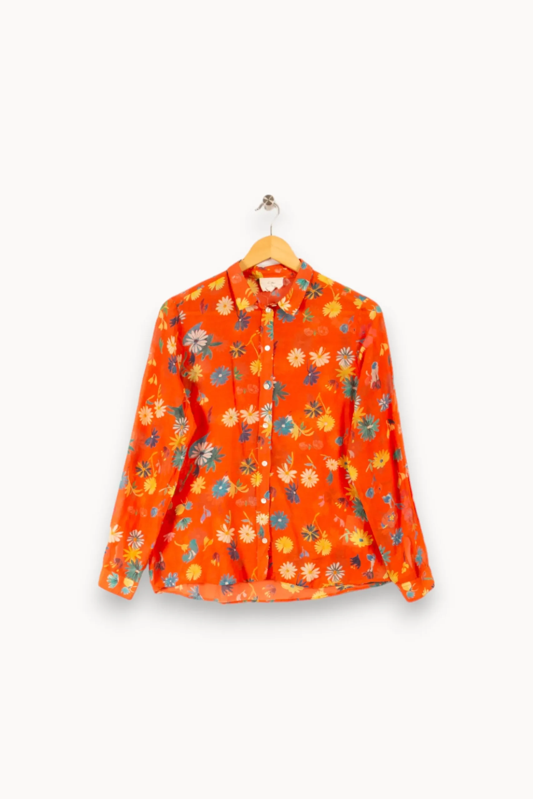 Sale Sézane Chemise - Taille M/38 Orange