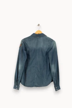 Discount IKKS Chemise - Taille S/36 Bleu