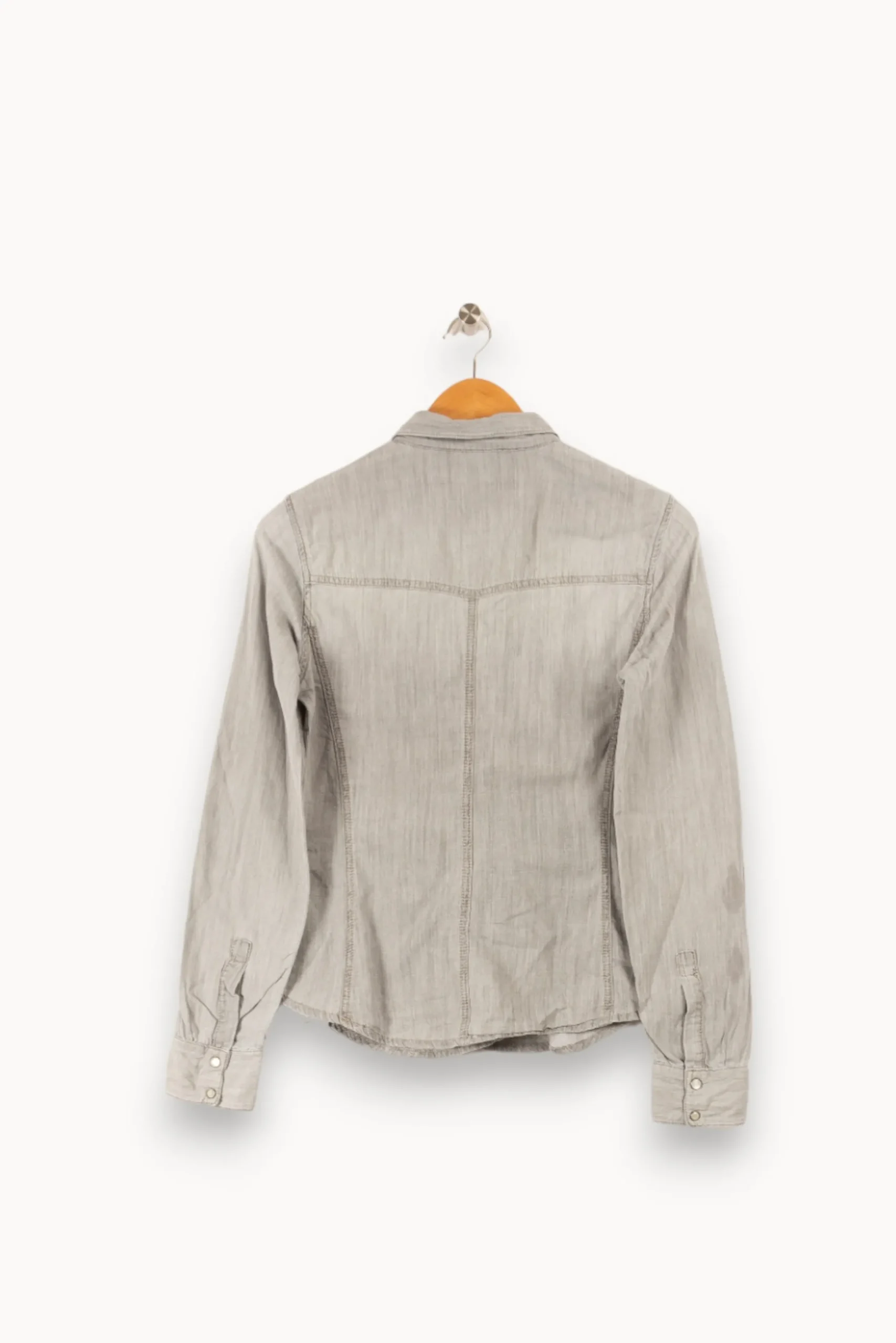 Best IKKS Chemise - Taille S/36 Gris