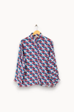 Store La Fée Maraboutée Chemise ample imprimée - S/36 Multicolore