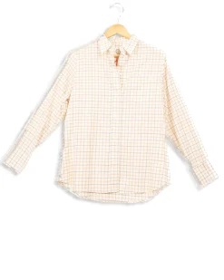 Store Ines de la Fressange Paris Chemise à carreaux - 36 Beige