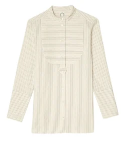 Sale Ines de la Fressange Paris Chemise à rayures - 34 Beige