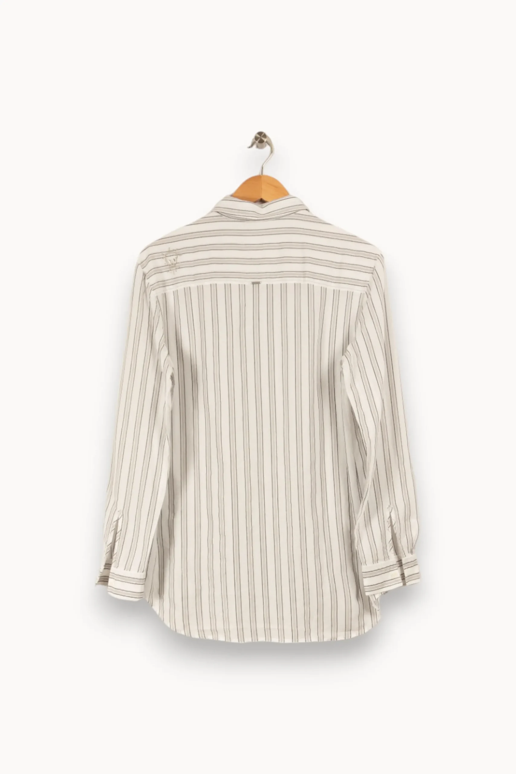 Clearance IKKS Chemise he rayée - Taille M/38 Blanc