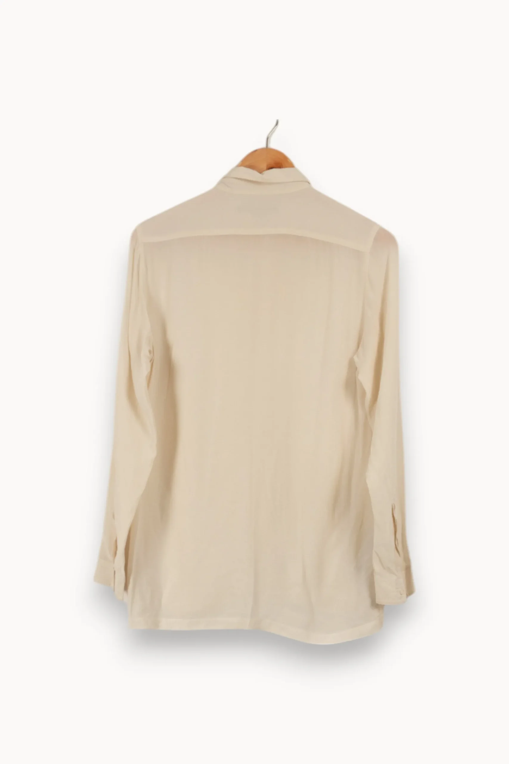 Clearance Comptoir des Cotonniers Chemise he/beige - Taille XS/34 Blanc