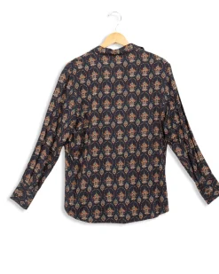 Store Ines de la Fressange Paris Chemise marine à motifs Multicolores - 36 Bleu