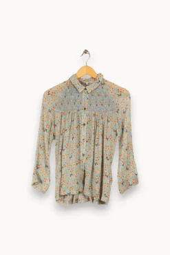 Outlet Paul & Joe Sister Chemise e à motifs - Taille XS/34 Bleu