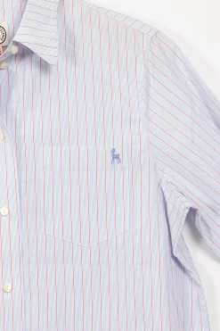 Hot Ines de la Fressange Paris Chemise e à rayures rouges - 36 Bleu