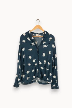 Cheap Des petits hauts Chemise e - Taille L/40 Bleu