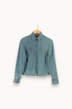 Online Comptoir des Cotonniers Chemise e - Taille XS/34 Bleu