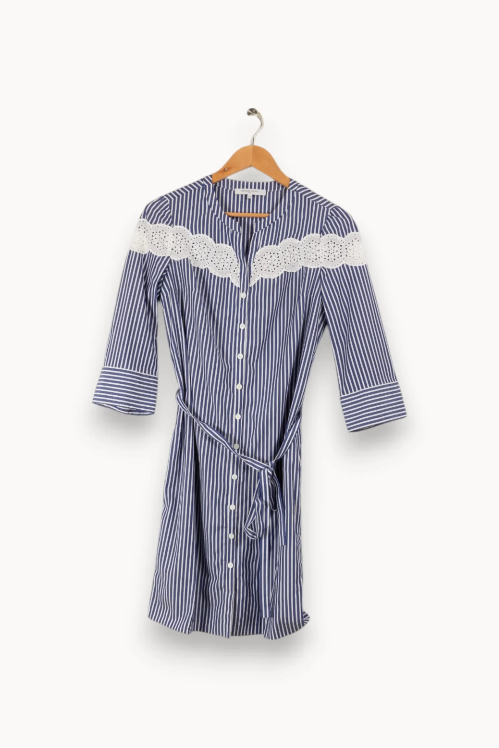 Flash Sale Gerard Darel Chemise e et blanche - Taille M/38 Bleu