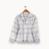Cheap Maison 123 Chemise e et blanche - Taille S/36 Bleu